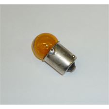 BULB 12V BA15S 10W - ORANGE GLASS